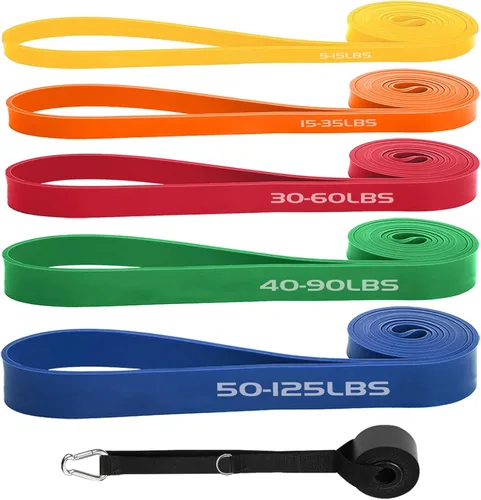 Miniatura 10 de Bandas de Ejercicio Bandas de Resistencia para Entrenamiento, Juego de Bandas de Dominadas, Equipo de Entrenamiento en Casa, Bandas de Entrenamiento