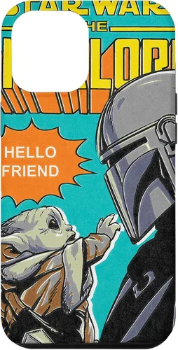Miniatura 25 de Funda para iPhone 14 Pro Max Star Wars The Mandalorian Mando y el Niño