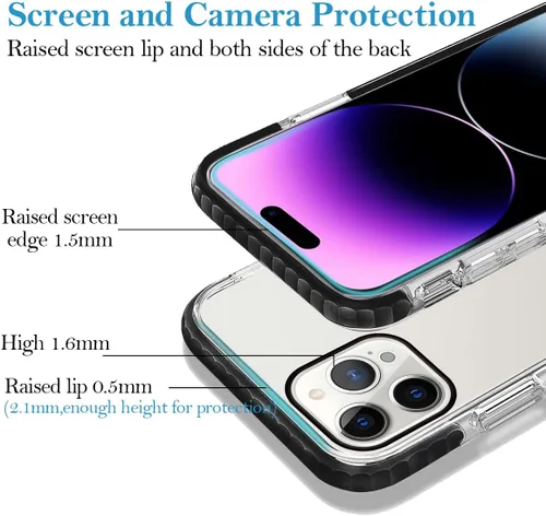 Miniatura 4 de Funda de teléfono personalizada para iPhone 14 Pro Max personalizada con collage de múltiples imágenes, resistente a los golpes, funda protectora