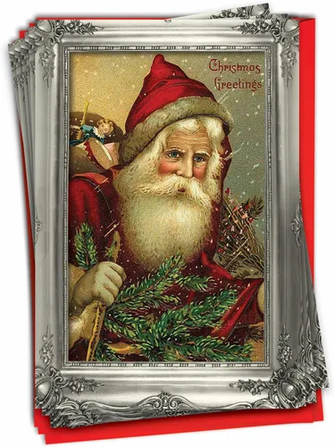 The Best Card Company Paquete de 12 tarjetas de felicitación de Navidad con sobres, vacaciones de humor para hombres y mujeres (1 diseño, 12