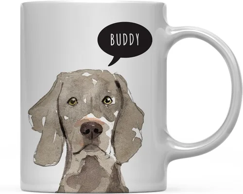 Miniatura 35 de Andaz Press Taza de café personalizada de 11 onzas para perro, Shih Tzu Shorter Haired Up Close, paquete de 1 Shih Tzu pelo más corto personalizado