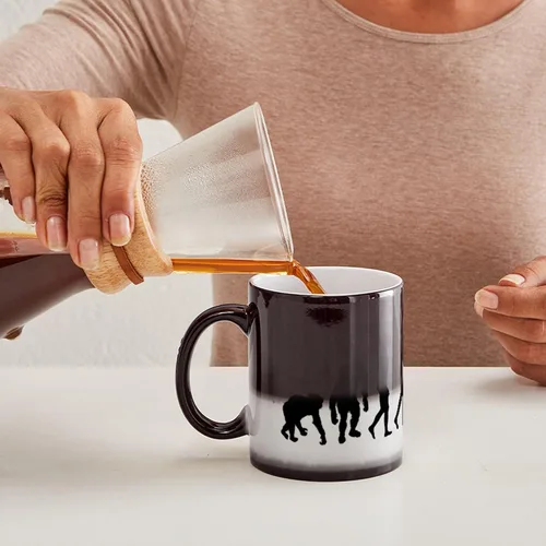 Miniatura 5 de CafePress Traffic Cop Taza mágica de cerámica, taza de té, 11 onzas