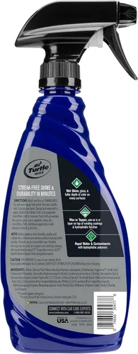 Miniatura 6 de Turtle Wax T-477R ICE Cera en Spray, Acabado de Cera de Brillo Supremo, Para Uso en Pintura de Automóviles, Molduras y Plásticos, Segura