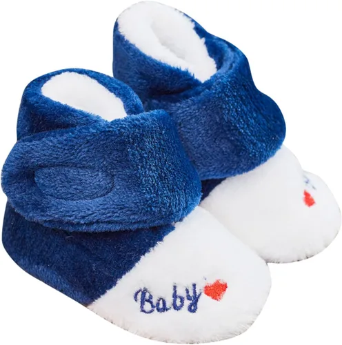 Miniatura 2 de Toddler Snow Boots Baby Girls Boys Booties Infant Winter Warm Crib Shoes Newborn First Walkers Fleece Prewalker Non-Slip