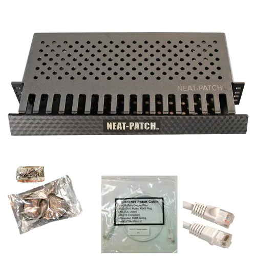 Miniatura 21 de Neat Patch MINI 1U Unidad de gestión de cables de bajo perfil