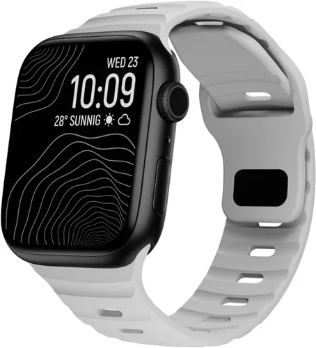 Miniatura 17 de Correa de silicona impermeable compatible con Apple Watch Ultra de 49mm 46mm 45mm 44mm 42mm 41mm 40mm 38mm, bandas deportivas para hombres y mujeres