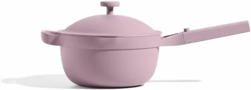Miniatura 13 de Our Place Perfect Pot Olla de cerámica de 5.5 cuartos de galón con tapa y espátula Utensilios de cocina patentados 8 en 1, antiadherentes, sin