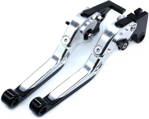 Miniatura 4 de Motorbike Brake Levers for for Fz8 for Fz 8 2011-2015 Motorcycle Accessories Adjustable Folding Extendable Brake Clutch Levers Brake Lever Set(Black)
