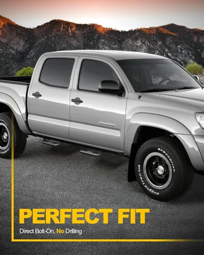 Miniatura 9 de KYX Estribos para Ford F150 SuperCrew Cab 2015-2025 / Ford F250 F350 SuperDuty Crew Cab 2017-2025, Escalones Laterales de 6 Pulgadas Barras Nerf