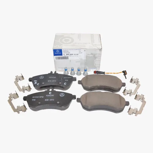 Mercedes-Benz Juego Pastillas De Freno Delantero Genuino OE +Sensor 0051220 (VIN#REQUIRED)