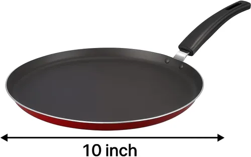 Miniatura 2 de Sartén Dosa multiusos – Tawa antiadherente para dosa, crepes, panqueques, chapati, roti y tortilla, ligera (10.827 in) de grosor, 0.102 in, diámetro