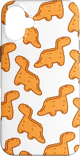 Miniatura 23 de Cute Dino T-Rex Chicken Nugget Funny Tyrannosaurus Case para iPhone 17