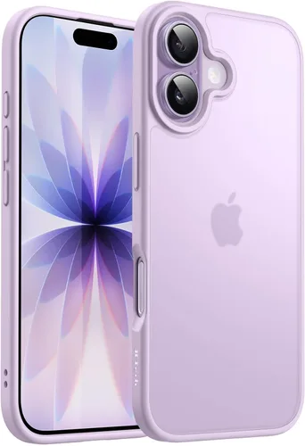 Miniatura 16 de JETech Funda mate para iPhone 17 de 6.3 pulgadas, protección contra caídas de grado militar, carcasa trasera translúcida esmerilada minimalista