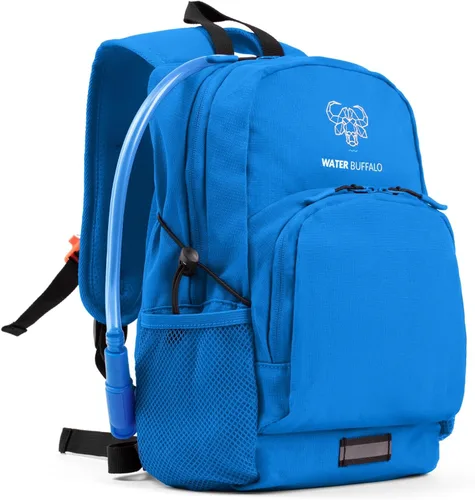Miniatura 9 de Water Buffalo Mini mochila de senderismo Sherpa para niños y mochila de hidratación, con vejiga de 1.5 L, ajuste ajustable, ribete reflectante, Rosa