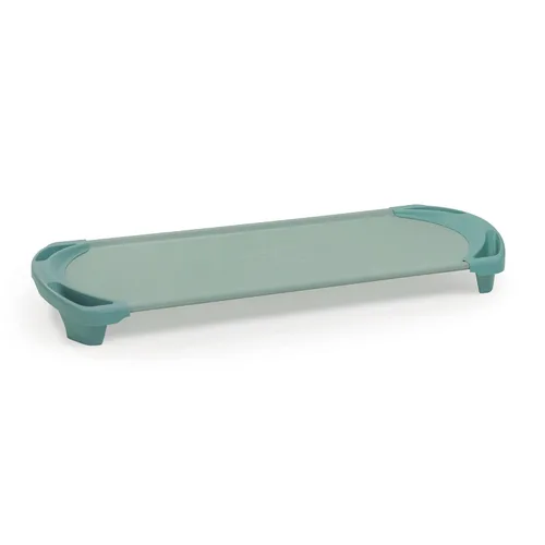 Miniatura 16 de Angeles SpaceLine - Juego de 4 catres para siesta para niños, guardería y preescolar, tamaño pequeño, color verde azulado Verde Azulado Verde