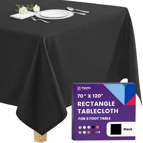 Miniatura 62 de Gee Di Moda - Mantel rectangular de 60 x 84 pulgadas – Mantel rectangular de poliéster lavable para mesa de 5 pies