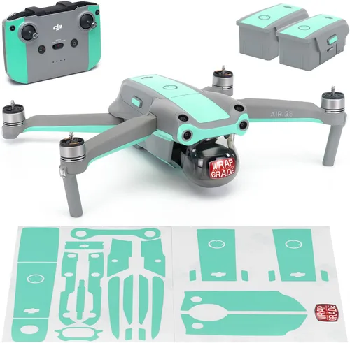 Miniatura 15 de WRAPGRADE Funda compatible con DJI Air 2S Color de acento B (Airforce Silver)