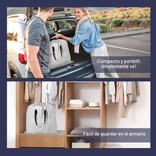 Miniatura 7 de Colchón de aire KNZZO tamaño full con bomba incorporada, colchón hinchable con parte superior suave y vellosa, colchón inflable a prueba de fugas