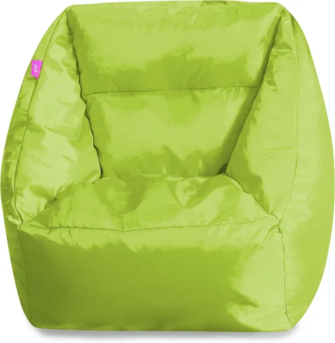 Miniatura 83 de Posh Beanbags - Sillón puff grande, 38 pulgadas, color azul rey sólido Nylon suave - Azul real