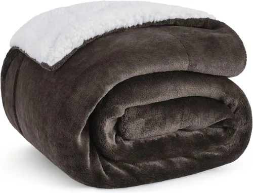 Miniatura 10 de Bedsure GentleSoft - Manta de forro polar Sherpa para sofá, manta de Navidad gruesa y cálida para invierno, manta de felpa suave y esponjosa como