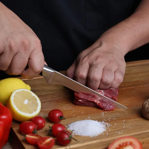 Miniatura 3 de linoroso Cuchillo deshuesador de 5.7 pulgadas con elegante caja de regalo, cuchillo de filete de acero inoxidable de carbono alemán forjado afilado