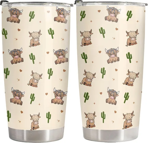 Miniatura 19 de 34HD Cute Pig - Vaso de 20 onzas con tapa, diseño de cerdo, de acero inoxidable, aislado al vacío, taza de café de viaje, regalo de cumpleaños