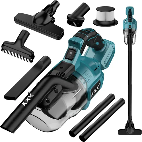 Miniatura 7 de Aspiradora inalámbrica para batería Dewalt de 20 V, aspiradora eléctrica de mano 5 en 1 con potente motor de 500 W, aspiradora de mano portátil