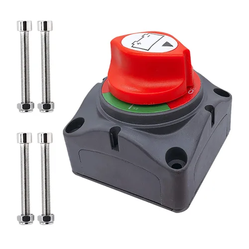 Miniatura 16 de Ampper - Interruptor de desconexión de batería 12V - 48V, interruptor de desconexión de batería marina con terminales para cortar la alimentación