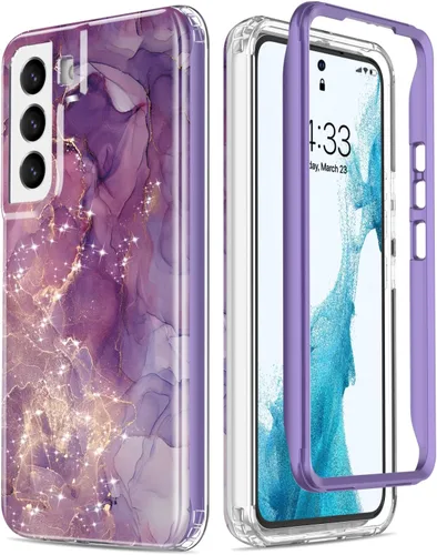 Miniatura 10 de Esdot Funda para Samsung Galaxy S22, Grado Militar Aprobada en Prueba de Caída de 21 pies, Cubierta Resistente con Diseños de Moda para Mujeres