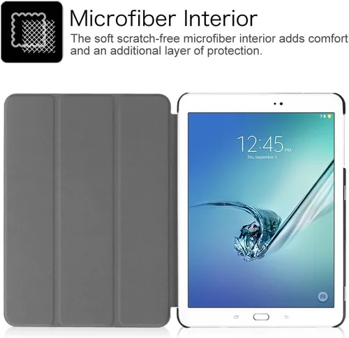 Miniatura 3 de Fintie Funda delgada para Samsung Galaxy Tab S2 9.7 - Funda protectora ultraligera con función de apagado y encendido automático para tableta Negro