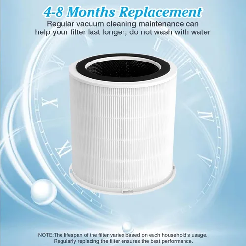 Miniatura 8 de Filtro de repuesto original H14 compatible con purificador de aire DAYETTE AP401 AP402, 4 en 1 grado H14 True HEPA, carbón activado de alta Filtro