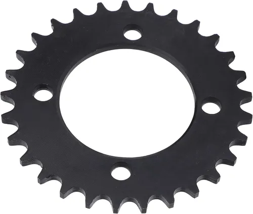 Alomejor Rueda libre 29 dientes cuatro agujeros 420 rueda libre de acero trasero piñón de cadena para piezas de triciclo eléctrico 420?29T