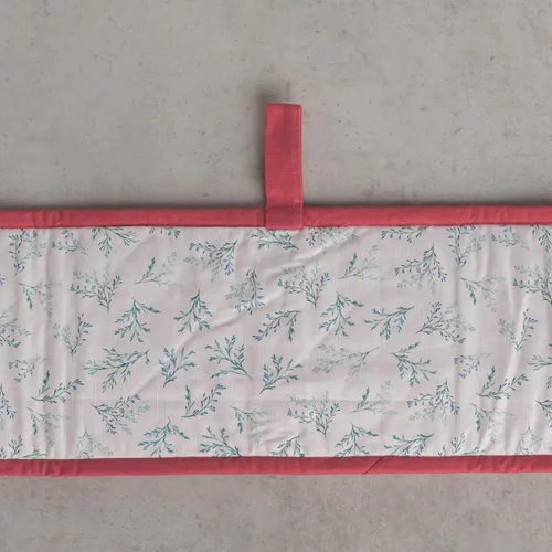Miniatura 8 de Maison d' Hermine Guantes dobles para horno (7 x 35 pulgadas), 100 % algodón, resistentes al calor, guantes de cocina con lazo para decoración
