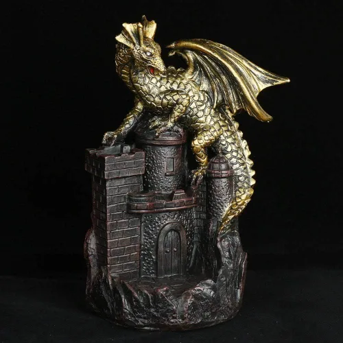 Miniatura 4 de Fly Dragon Incense Burner Smoke Waterfall Incense Holder Incense Cone Holder / 50 Free Incense Cones Semli