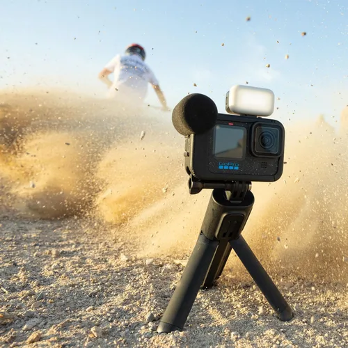 Miniatura 8 de GoPro HERO12 Black Creator Edition: incluye HERO12 Black, Volta (agarre de batería, trípode, control remoto), Media Mod, Light Mod, batería Enduro