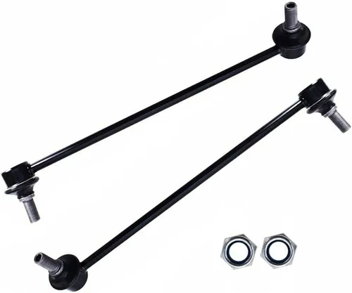 Miniatura 66 de 2 piezas eslabones de barra estabilizadora delantera compatibles con Dodge Ram 1500 4WD 06-10, Ram 1500 4WD 11-17 K80894 5170290AB 5170290AC