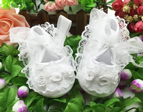 Miniatura 3 de Slowera Zapatos de princesa de suela suave para bebé