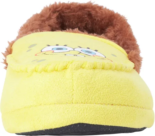 Miniatura 4 de Nickelodeon Pantuflas para hombre - Bob Esponja y Patricio 3D Fuzzy Slippers (7-14)