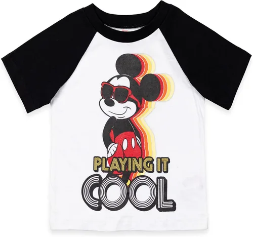 Miniatura 3 de Disney Mickey Mouse - Conjunto de camiseta y pantalones cortos para bebé a niño grande