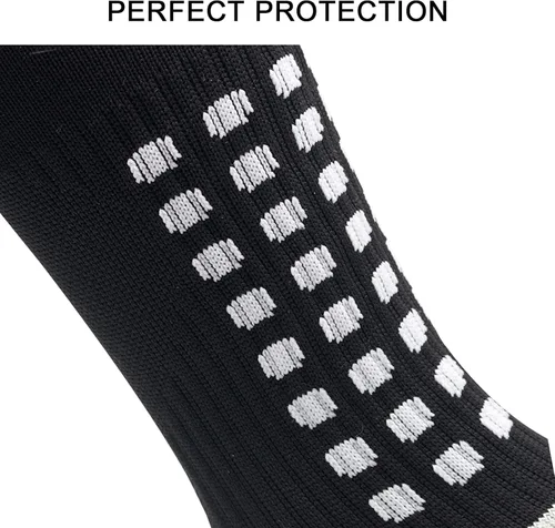 Miniatura 4 de Calcetines de fútbol para hombre antideslizantes para la rodilla antideslizantes para fútbol baloncesto deportes agarre 3 pares