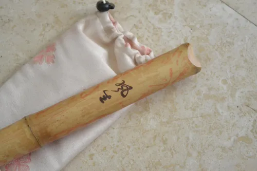 Miniatura 6 de Flauta de bambú de 8 agujeros Shakuhachi Dongxiao C/F Key Zen Instrumento
