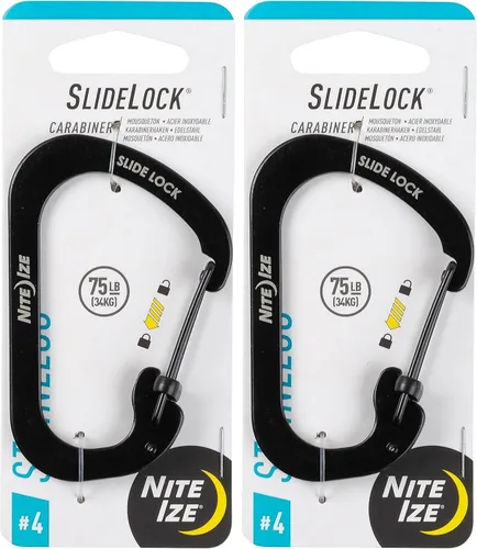 Nite IZE Mosquetón SlideLock Inoxidable