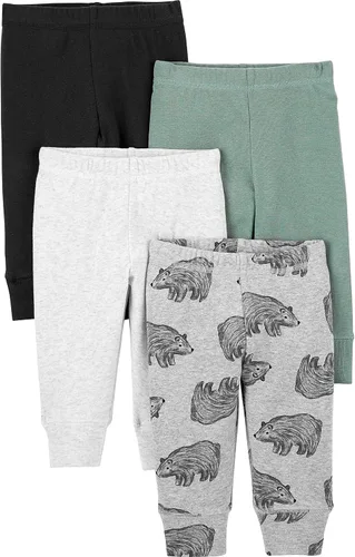 Miniatura 15 de Simple Joys by Carter's - Pantalones de forro polar para bebé, paquete de 4