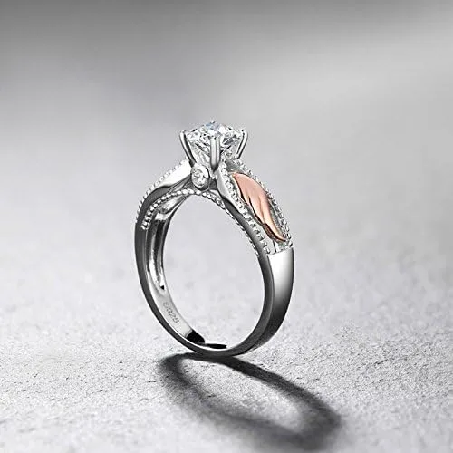 Miniatura 5 de to My Love, I'll Hold You in My Heart Personalized Circle Wings Memorial Ring, 925 Sterling Silver Fashion Angel Wing Ring, Trendy Delicate Ring