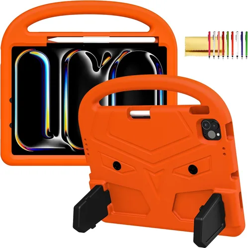 Miniatura 17 de Funda para niños para iPad Pro 11 2022/2021/2020 (4ª/3ª/2ª generación), a prueba de golpes, EVA, funda protectora [compatible con carga de lápiz]