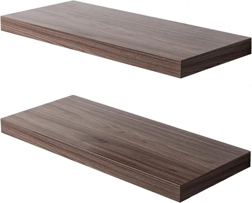Miniatura 18 de Estante Flotante, Juego de 2 Estantes de Pared, 36 pulgadas de ancho x 12.75 pulgadas de profundidad x 2 pulgadas de alto, Estante Flotante de Pared