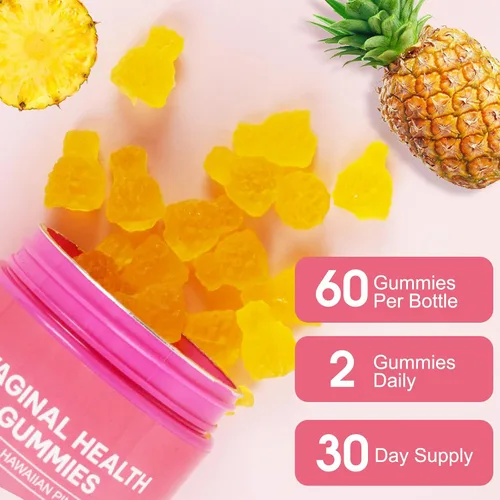 Miniatura 6 de Probióticos vaginales fuente de gomitas femeninas, equilibrio de pH, gomitas de equilibrio femenino para mujeres, probióticos para mujeres salud