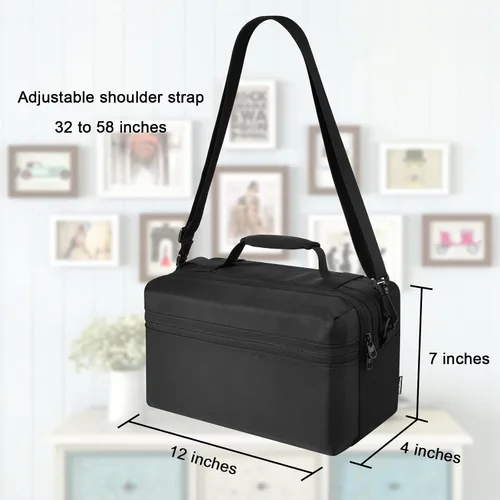 Miniatura 2 de Homakover Bolsa negra 290D compatible con Kodak Dock Plus 4 x 6 pulgadas, impresora portátil de fotos instantáneas, bolsa de almacenamiento