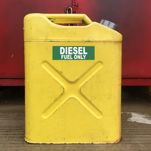 Miniatura 9 de Adhesivo diésel solo – Etiqueta diésel para contenedor de almacenamiento de combustible, camión, tractor y equipo pesado – a prueba de clima, barra
