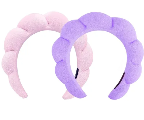 Miniatura 33 de Diademas de cuidado de la piel para el lavado facial, diademas de spa para lavar la cara, suaves diademas de cuidado de la piel y maquillaje